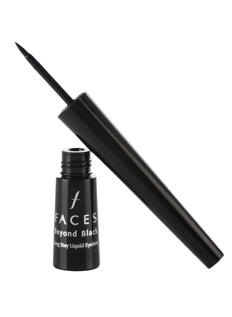 Faces - Long Stay Liquid Eye Liner Black - Image 1