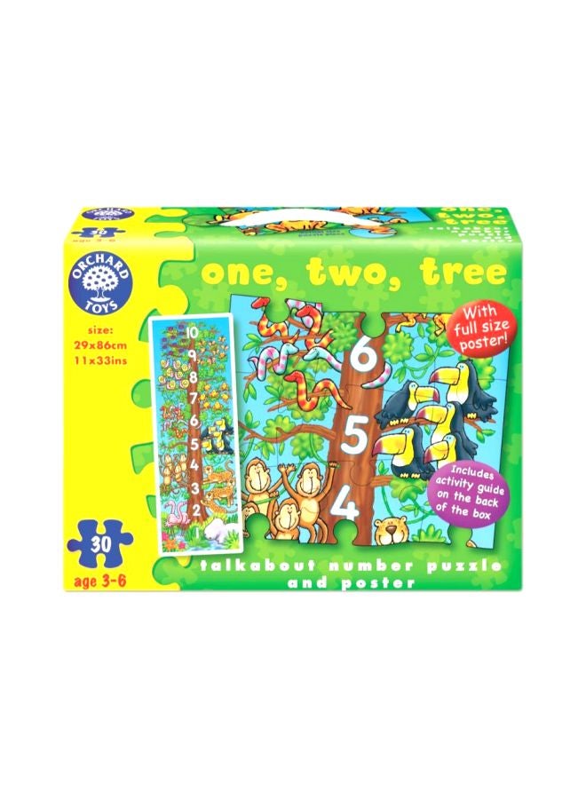 30-Piece One Two Tree Jigsaw Puzzles OR276
