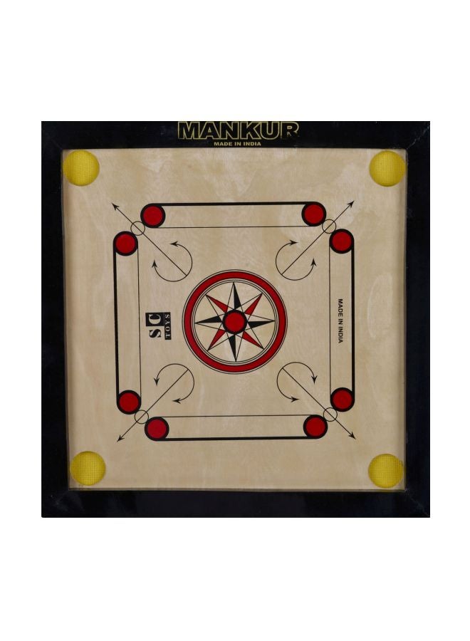 Wooden Carrom Board Set With 25 wooden coins