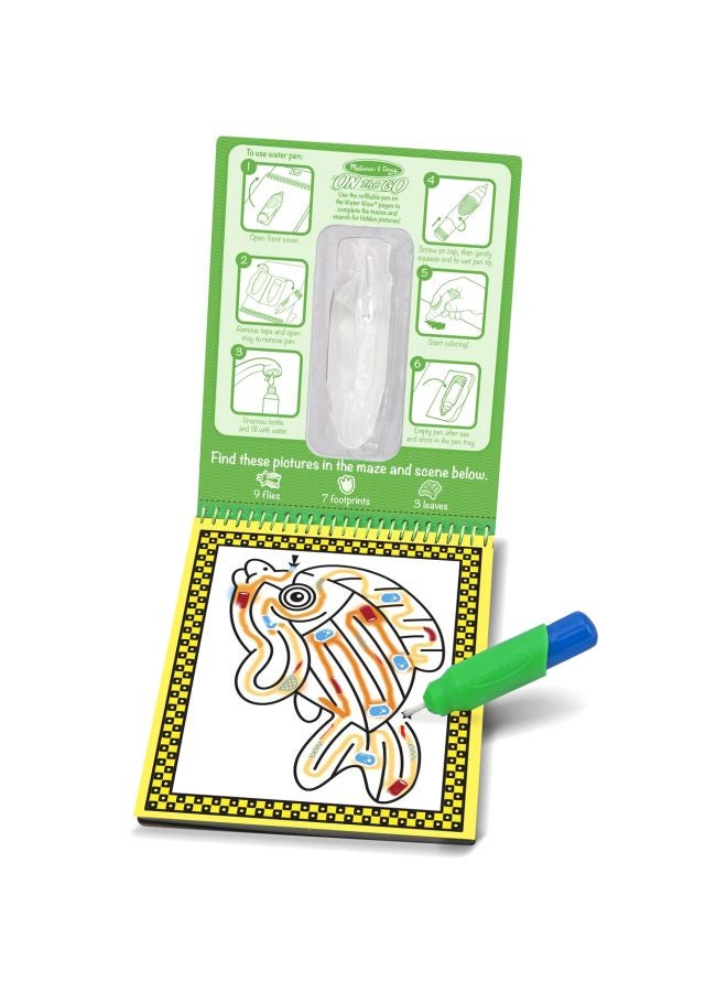 Melissa & Doug Pet Mazes Water Wow! Game Set 9484 Green/White/Yellow - Image 2