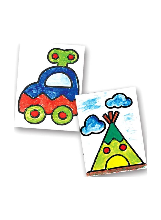 توي كرافت مجموعة الرسم والتلوين بالأصابع طراز 39430 متعدد الألوان  - Image 3