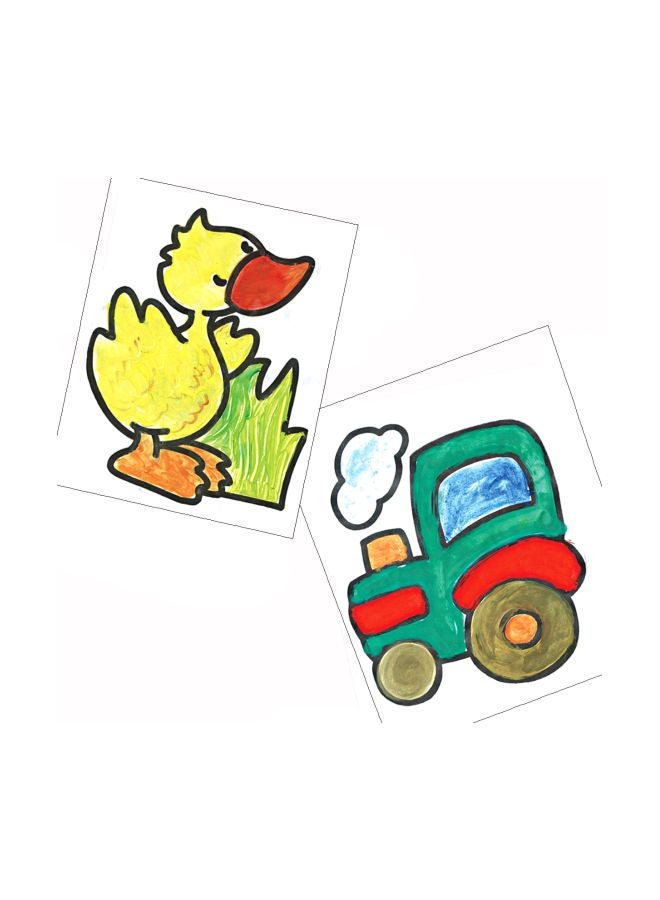 توي كرافت مجموعة الرسم والتلوين بالأصابع طراز 39430 متعدد الألوان  - Image 1