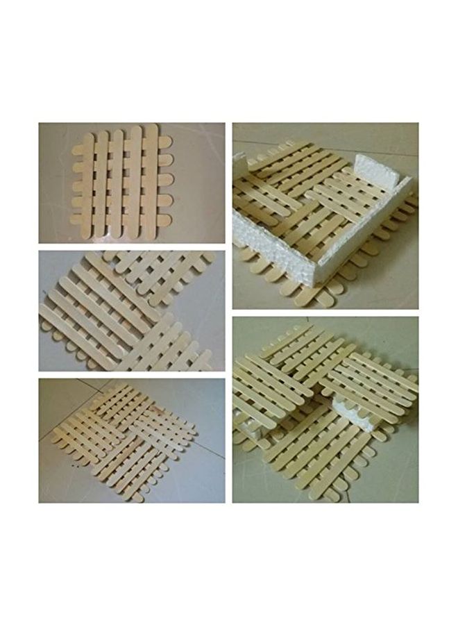 اميغوز مجموعة عصي خشبية للآيس كريم مكونة من 50 قطعة - Image 4