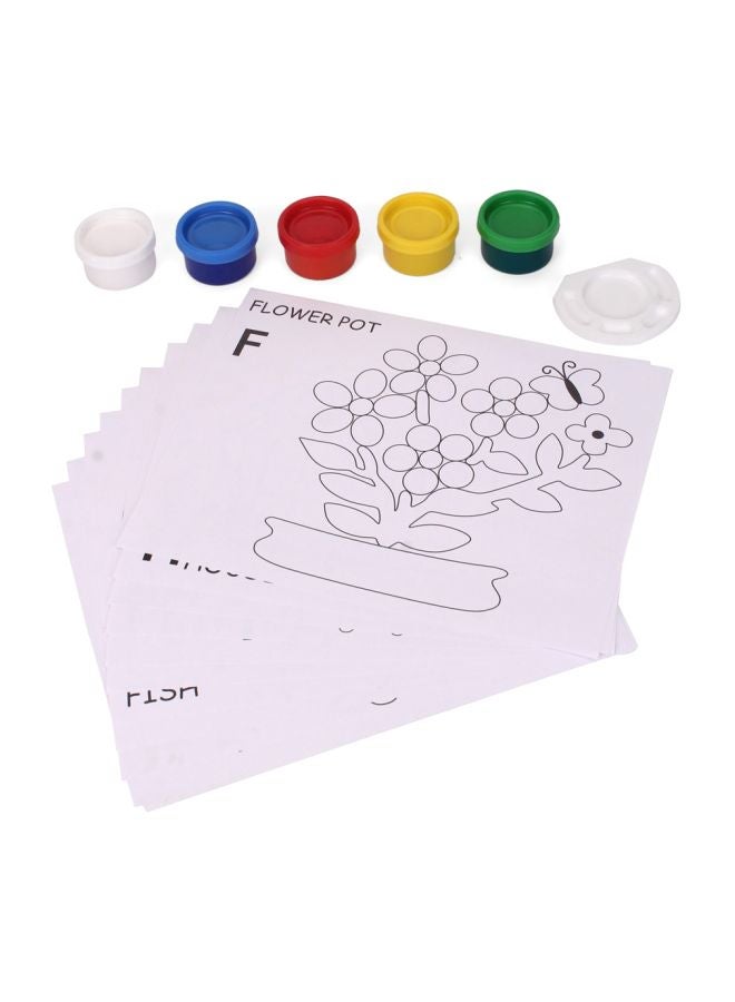 Funskool Handicrafts Finger Painting 9609500 Multicolour - Image 1