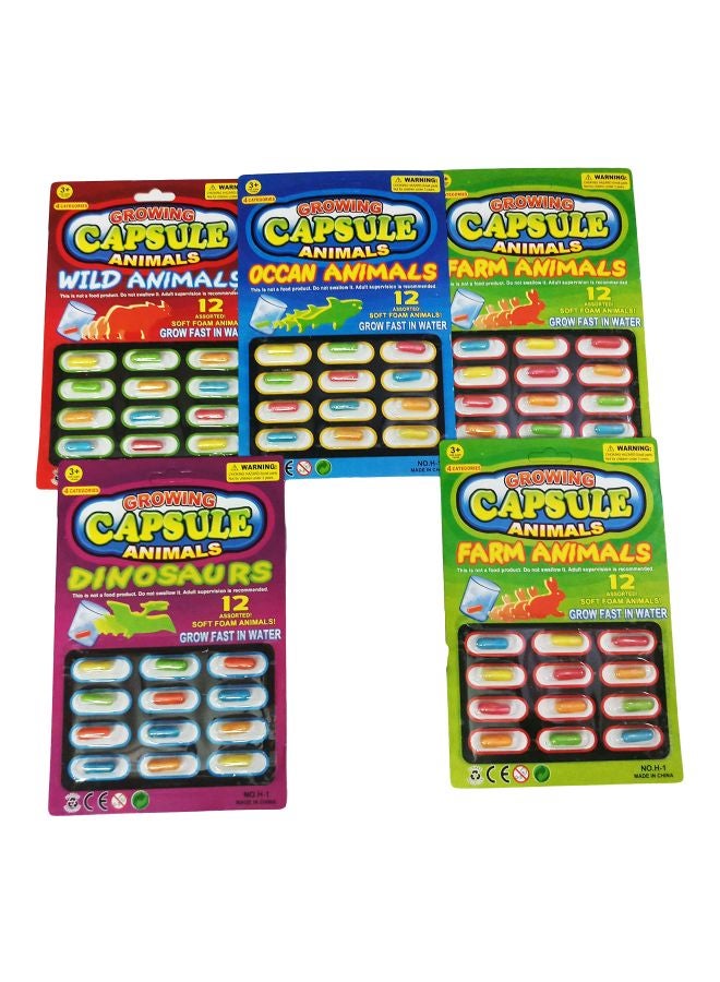 Dhinchak Pack Of 5 Growing Animal Capsules 634480716856  - Image 1