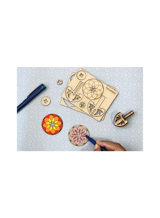 فنفينشين مجموعة ألعاب بازل دوارة مكونة من 6 قطع - Image 2