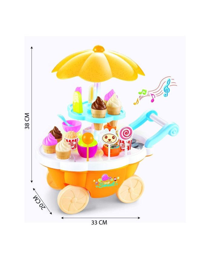 Smartcraft Sweet Candy Shop Cart With LED Light And Music Play Set B07MKNY28Y  - Image 5