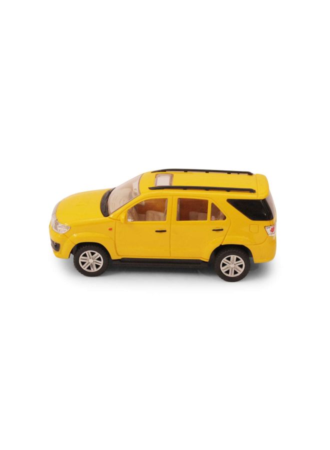 Centy Toys Fortuner Pull Back Car Yellow  - Image 2