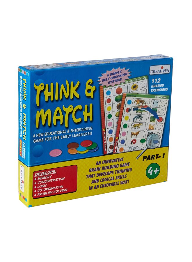 Creative Educational Aids P. Ltd. Think And Match Board Game - Image 2