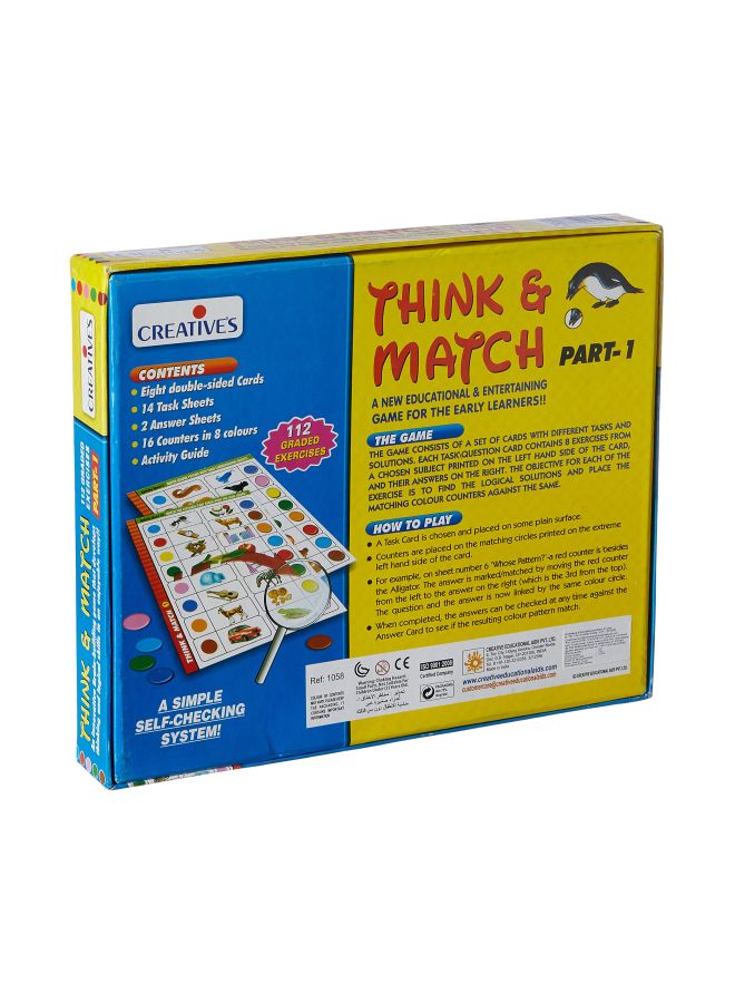 Creative Educational Aids P. Ltd. Think And Match Board Game - Image 3