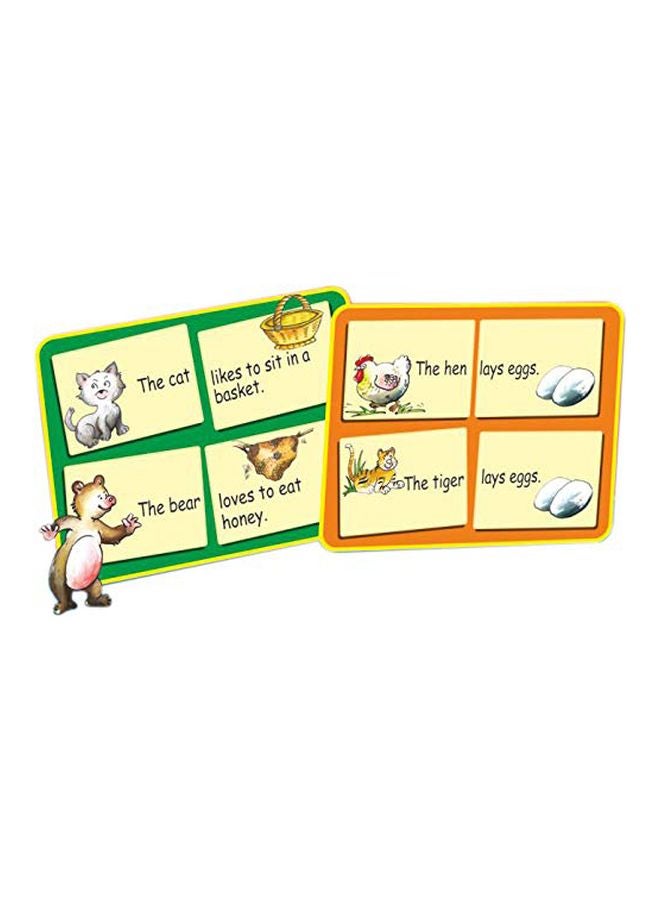 Creative Educational Aids P. Ltd. - Build A Sentence Subject And Predicate Match Up Card Game CRE0687 - Image 1