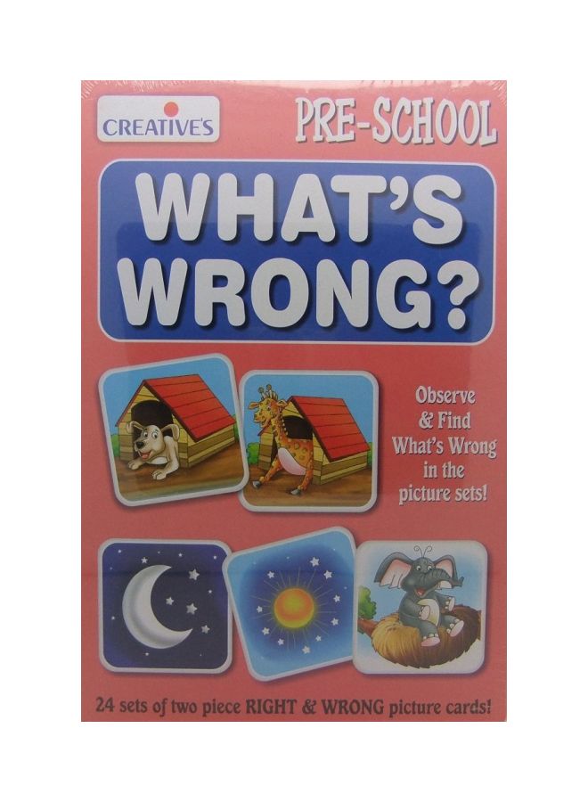 Creative's 48-Piece What's Wrong Card Game CRE0693  - Image 2