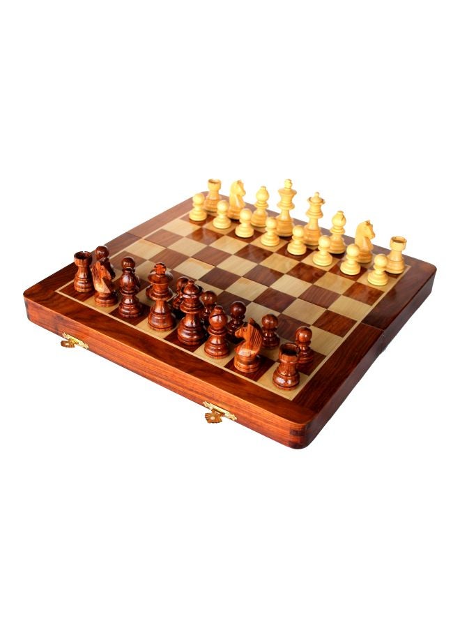 StonKraft 33-Piece Foldable Chess Game - Image 1
