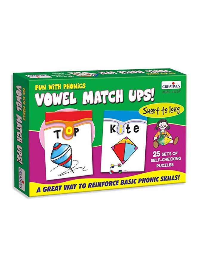 Creative's 50-Piece Vowel Match Ups Jigsaw Puzzle  - Image 2