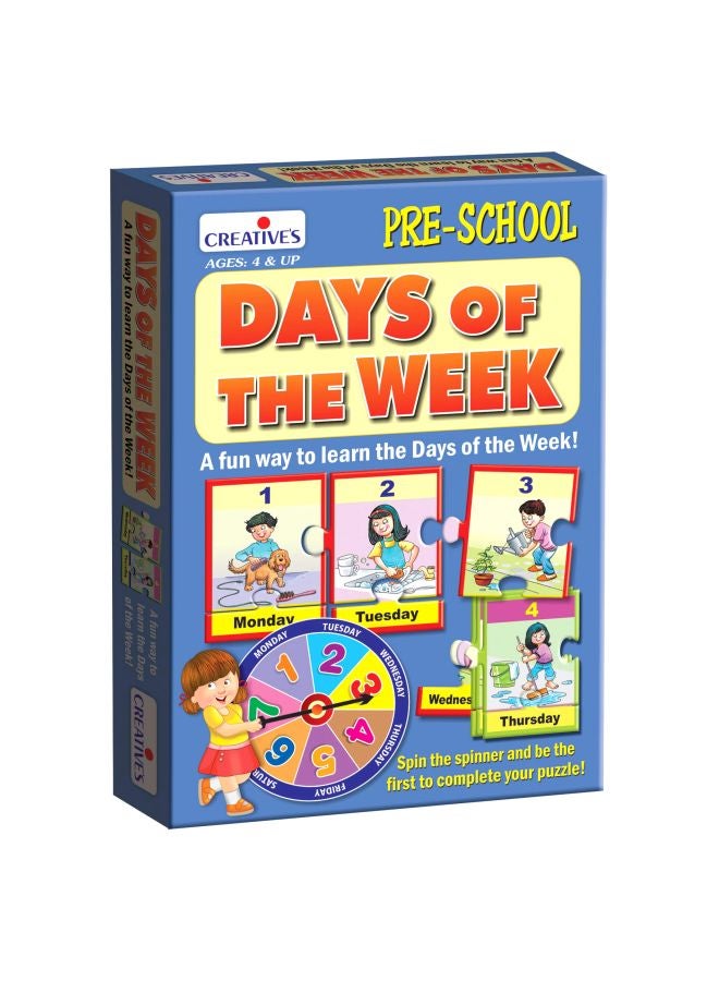 Creative's Preschool Days Of The Week Jigsaw Puzzle - Image 3