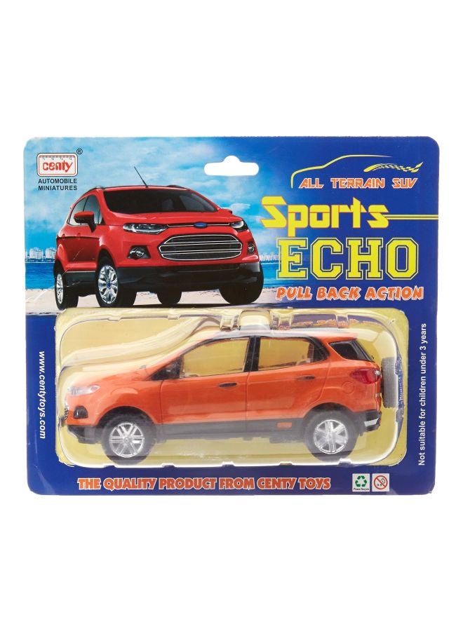 Centy Toys Pull Back Car CT - 145 White  - Image 1