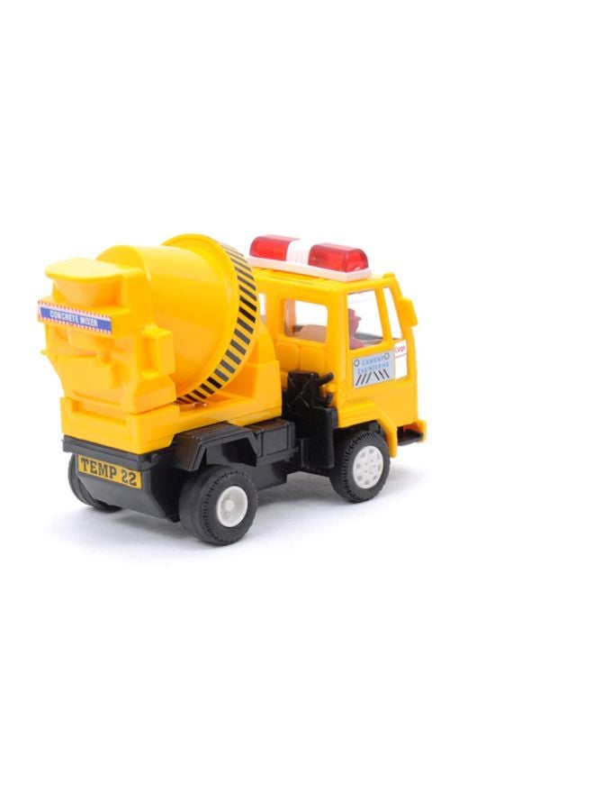 Centy Toys Pull Back Concrete Mixer CT-098 Yellow  - Image 3