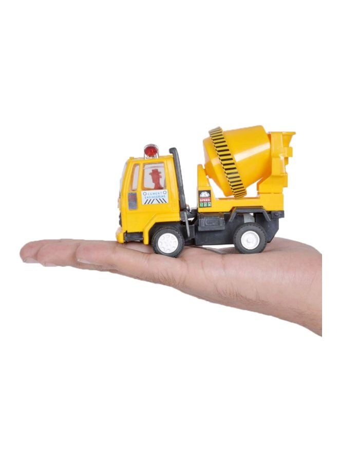 Centy Toys Pull Back Concrete Mixer CT-098 Yellow  - Image 4