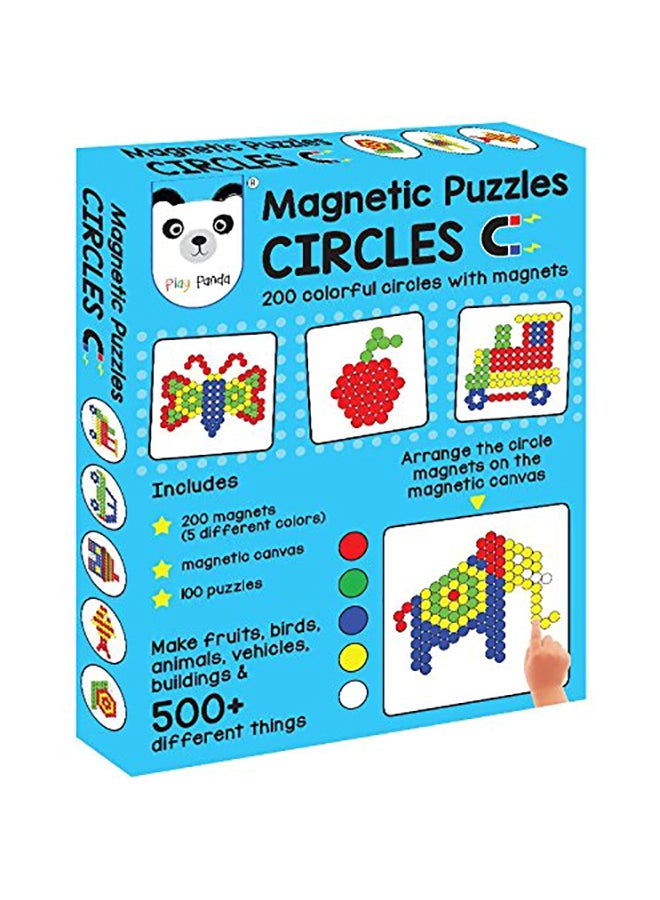 Play Panda Magnetic Puzzle Circles Board Game PP006