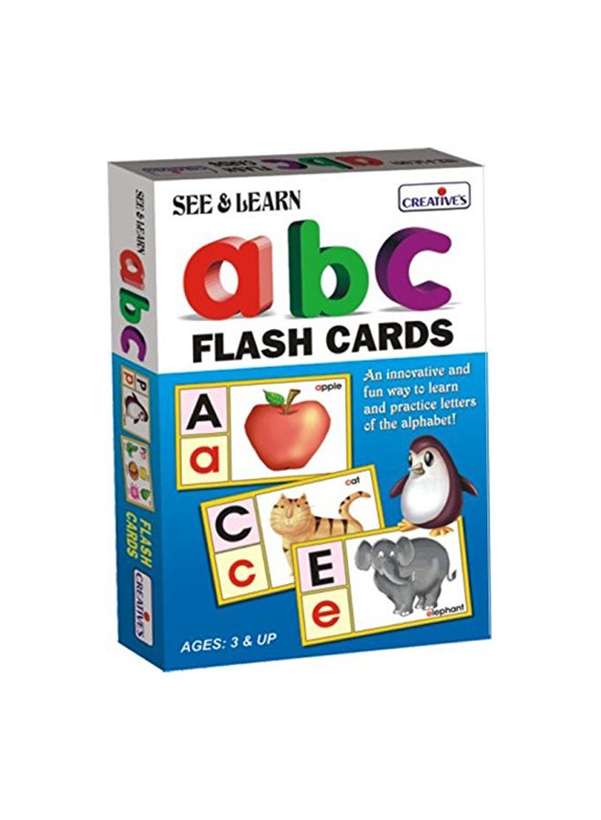 26-Piece Alphabet Flash Card CRE0504