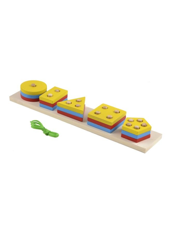 Skillofun Wooden Geometry Sorting Board Learning Toy SF-26