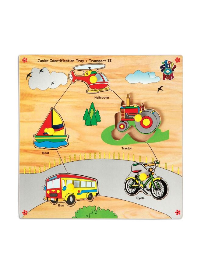 Skillofun Junior Identification Tray Transport II With Knobs SFS-46K