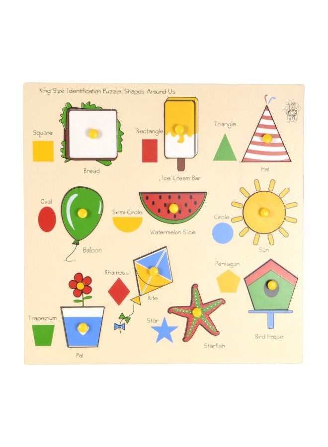 Skillofun Wooden Kingsize Identification Tray SFS-44I