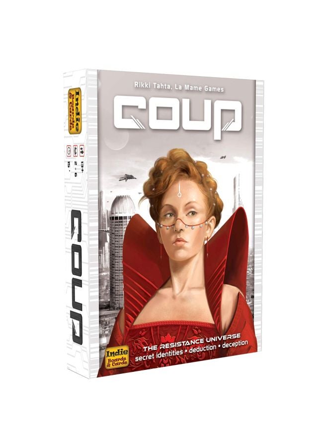 Indie Boards & Cards - Coup Strategy Board Game For Children with Playing Cards and Chips (2-6 Players) - Image 1