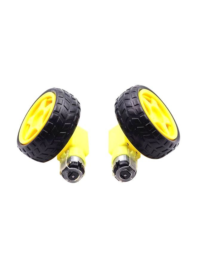 Robocraze Pack Of 2 Smart Car Robot Chassis Kit RC-A-573  - Image 1