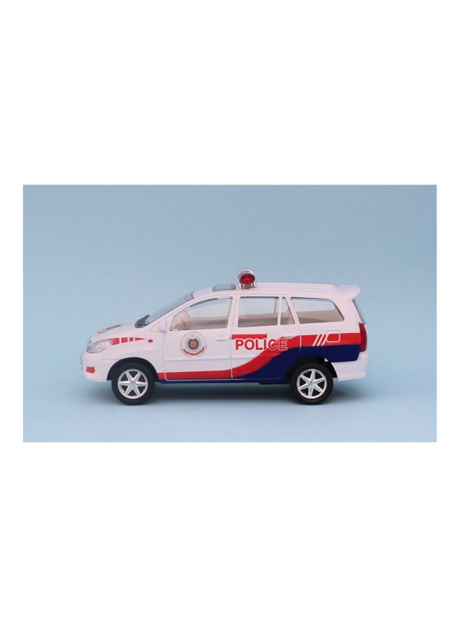 Centy Toys Pull Back Police Car CT-146 White  - Image 2