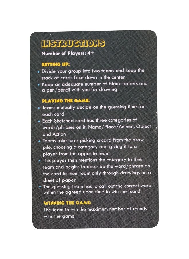 Toiing Sketched Card Game T010009 - Image 3