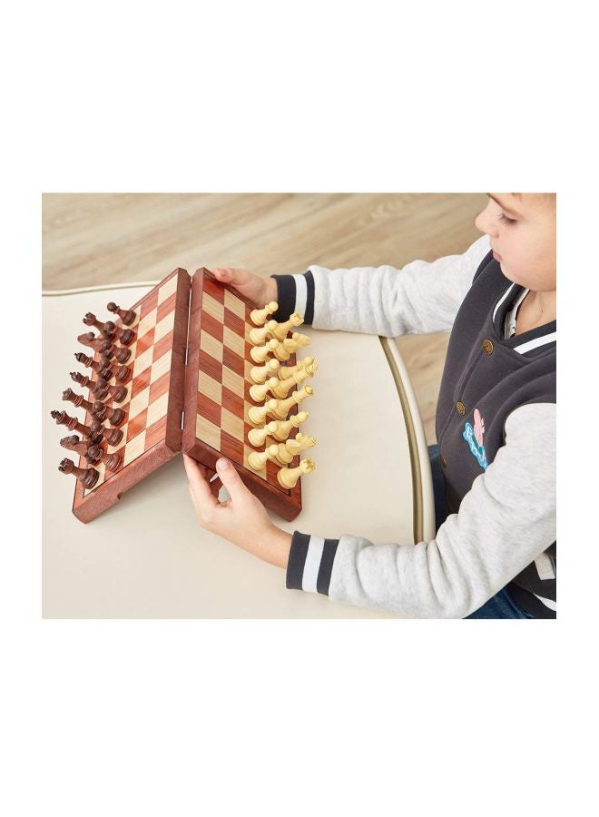 Best Chess Wooden Delux Magnetic Chess Set BC0903 10inch - Image 2
