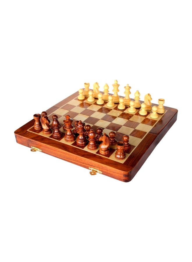 StonKraft Wooden Magnetic Chess Board Game Set - Image 1
