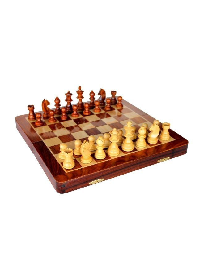 StonKraft Wooden Magnetic Chess Board Game Set - Image 2
