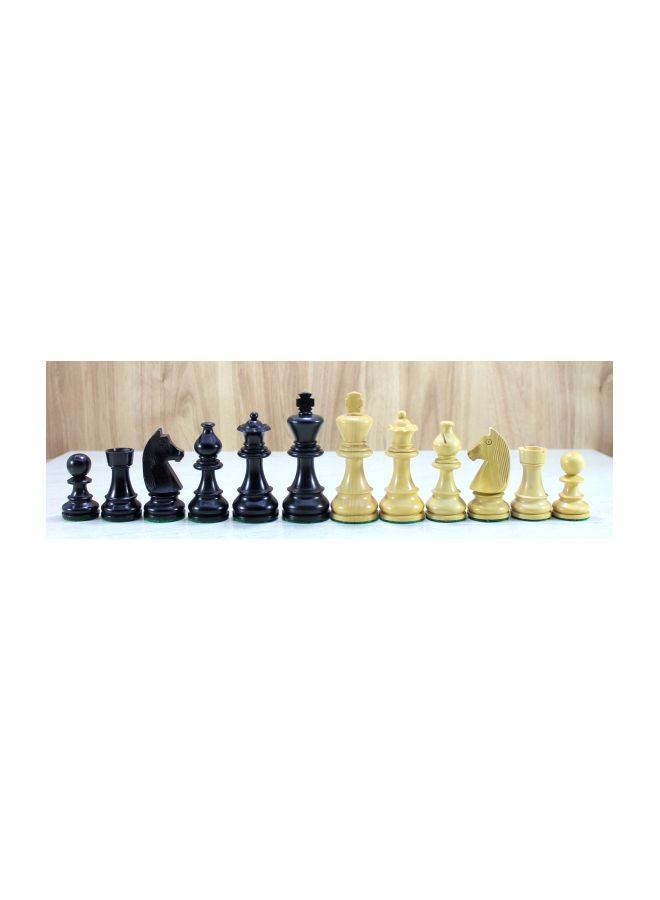 StonKraft - Pack Of 12 Wooden Chess Pieces - Image 1