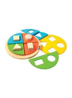 Skillofun Exploring Fractions Shape Sorter Toy SF-58B 