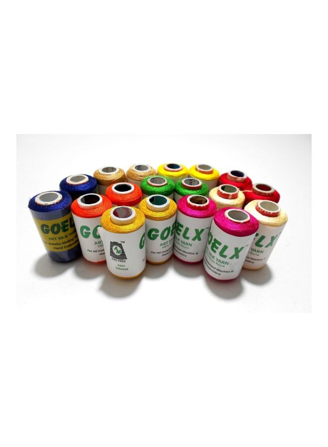 am Pack Of 18 Silk Thread Reels 4565456525 - Image 2