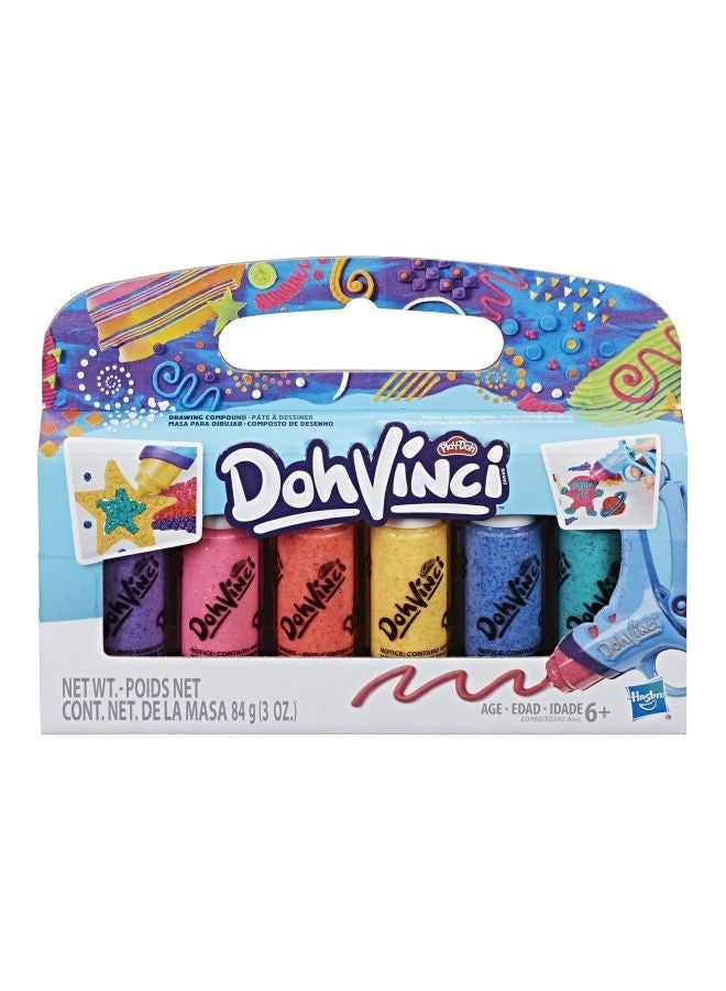 Play-Doh 6-Piece Composite Drawing E0480 Pink/Blue/Yellow  - Image 2