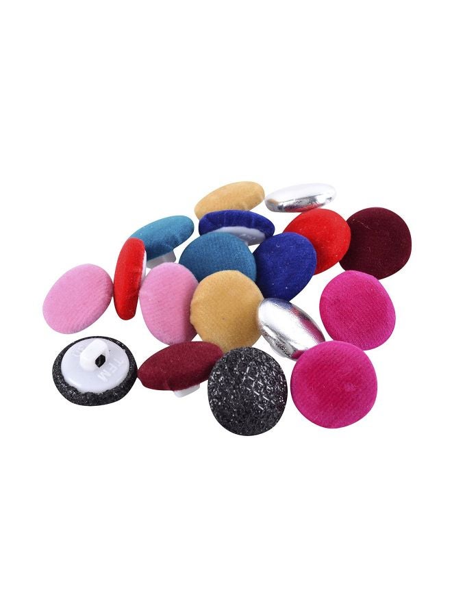 am Pack Of 10 Buttons Craft Kits Am-button-001 1.5cm - Image 1