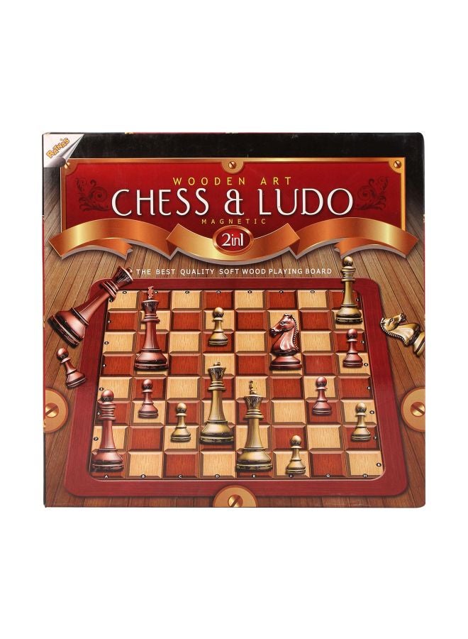 RATNA'S - 2-In-1 Chess And Ludo Board Game - Image 1