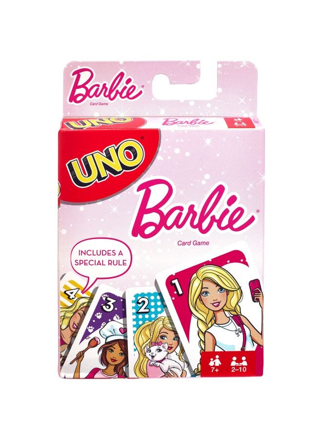 Mattel Games UNO Barbie Card Game FMP71  - Image 3