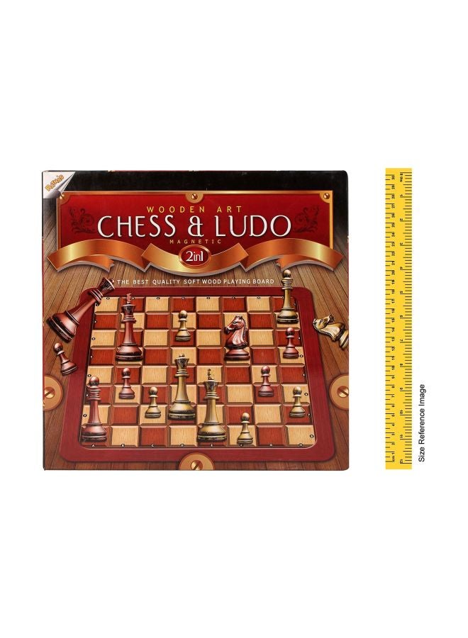 RATNA'S - 2-In-1 Chess And Ludo Board Game - Image 1