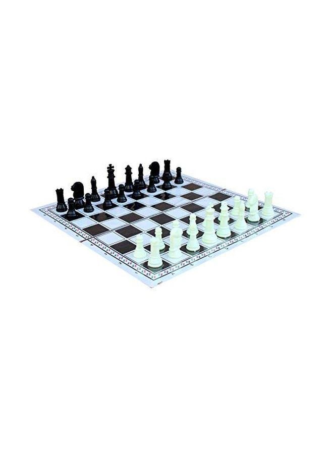 StonKraft Foldable Chess Game Set With Plastic Staunton 11.75inch - Image 1