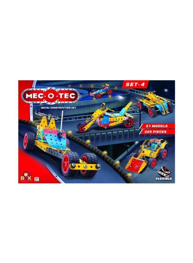 TOYZTREND 225-Piece Mec-O-Tec Set 4 Construction Set - Image 3