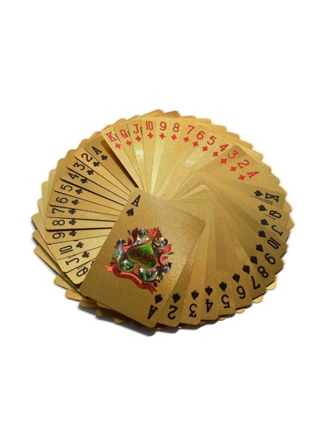 Memoir 24KT Yellow Gold Plated Foil Playing Cards Set CDAJ3050  - Image 3