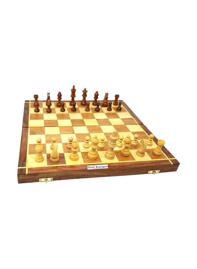 Desi Karigar Wooden Classic Chess Set - Image 1