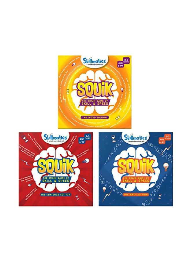 Squik The Word Edition Brain Game SKILL33SWE