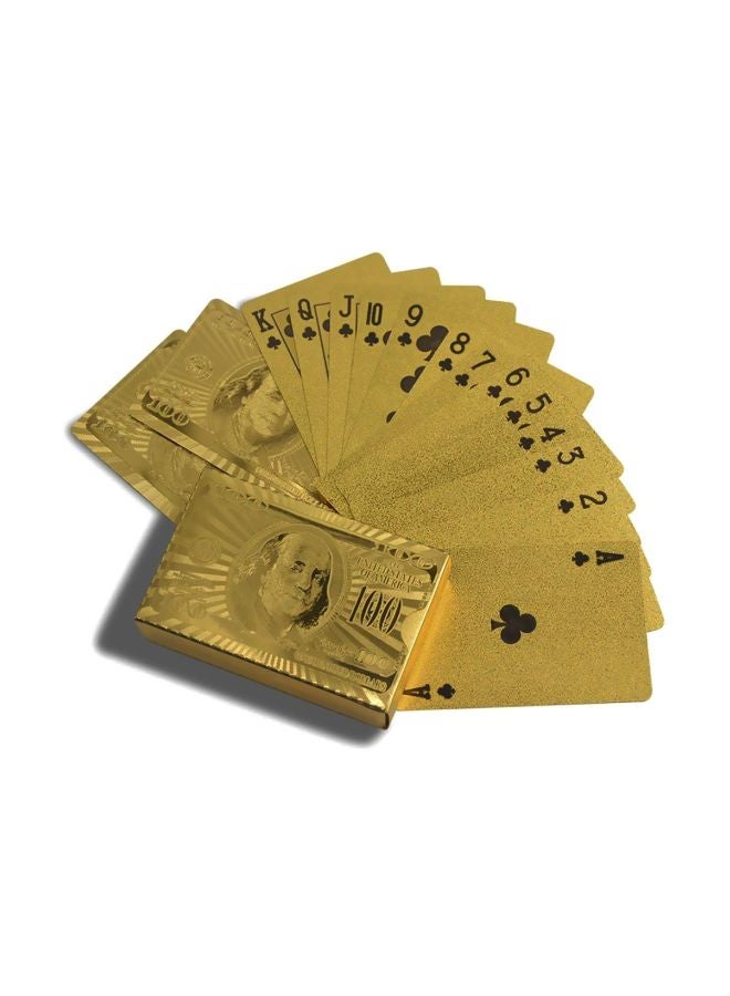 Memoir 24KT Yellow Gold Plated Foil Playing Cards Set CDAJ3050  - Image 2
