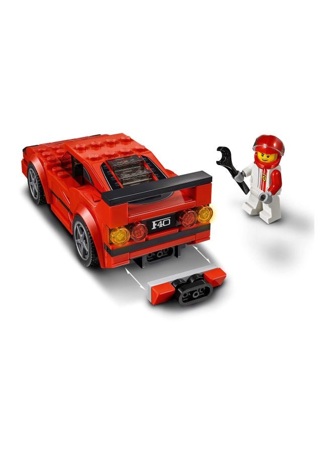 LEGO 75890 198-Piece Speed Champions Ferrari F40 Competizione Building Set 75890 198 7+ Years - Image 4
