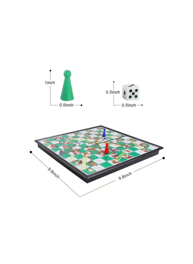 PopSugar - Magnetic Travel Snake And Ladder Game Set THR9405 - Image 1